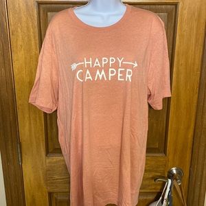 Happy Camper T-shirt size XL New W/out tags